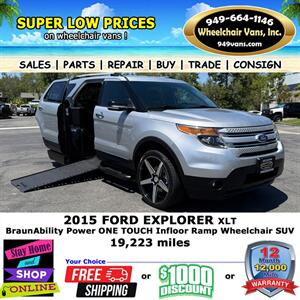 2015 Ford Explorer XLT Wheelchair Van   - Photo 2 - Laguna Hills, CA 92653