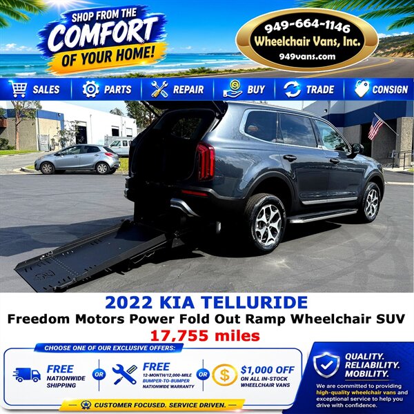 2022 Kia Telluride EX Wheelchair Van  