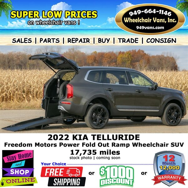 2022 Kia Telluride EX Wheelchair Vans   - Photo 1 - Laguna Hills, CA 92653