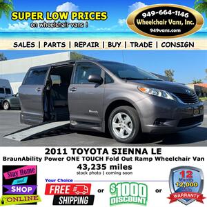 2011 Toyota Sienna Wheelchair Van   - Photo 1 - Laguna Hills, CA 92653
