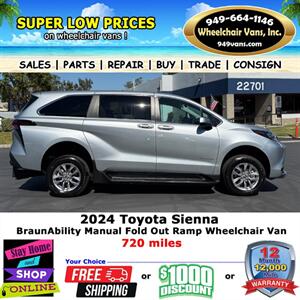 2024 Toyota Sienna LE  Wheelchair Van   - Photo 8 - Laguna Hills, CA 92653