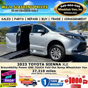 2023 Toyota Sienna XLE Wheelchair Van  