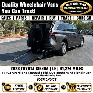 2023 Toyota Sienna LE Wheelchair Van - Photo 1 - Laguna Hills, CA 92653