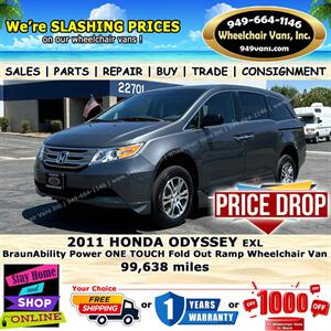 2011 Honda Odyssey EX-L Wheelchair Van   - Photo 9 - Laguna Hills, CA 92653