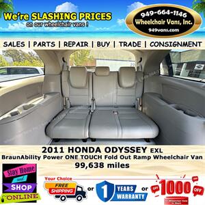 2011 Honda Odyssey EX-L Wheelchair Van   - Photo 11 - Laguna Hills, CA 92653