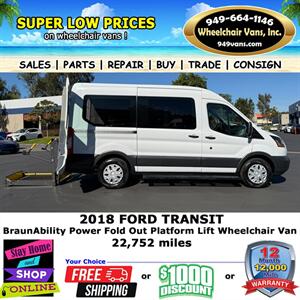 2018 Ford Transit Wheelchair Van   - Photo 3 - Laguna Hills, CA 92653