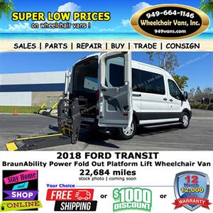 2018 Ford Transit Wheelchair Van   - Photo 1 - Laguna Hills, CA 92653