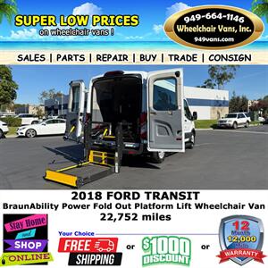 2018 Ford Transit Wheelchair Van   - Photo 2 - Laguna Hills, CA 92653