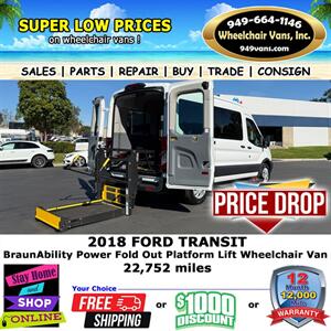 2018 Ford Transit Wheelchair Van Van