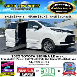 2022 Toyota Sienna Wheelchair Van   - Photo 1 - Laguna Hills, CA 92653
