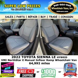 2022 Toyota Sienna Wheelchair Van   - Photo 11 - Laguna Hills, CA 92653