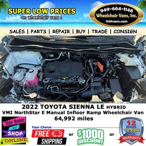 2022 Toyota Sienna Wheelchair Van   - Photo 12 - Laguna Hills, CA 92653