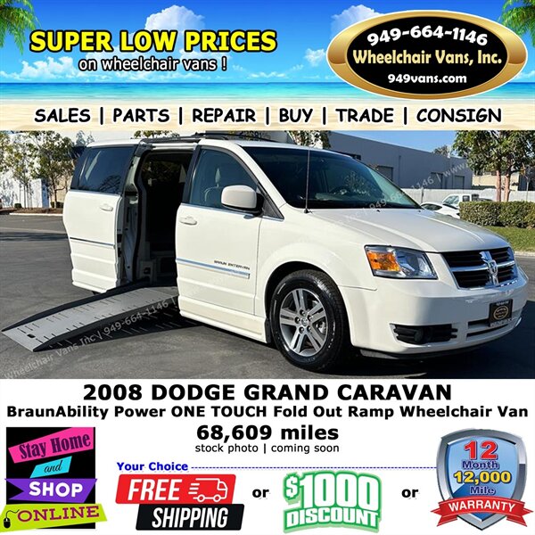 2008 Dodge Grand Caravan SXT Wheelchair Van   - Photo 1 - Laguna Hills, CA 92653