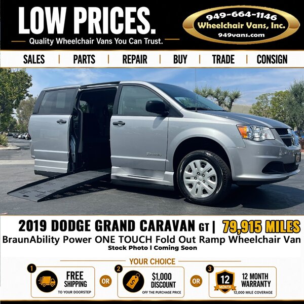 2019 Dodge Grand Caravan GT Wheelchair Van   - Photo 1 - Laguna Hills, CA 92653