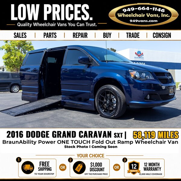 2016 Dodge Grand Caravan SXT Wheelchair Van   - Photo 1 - Laguna Hills, CA 92653