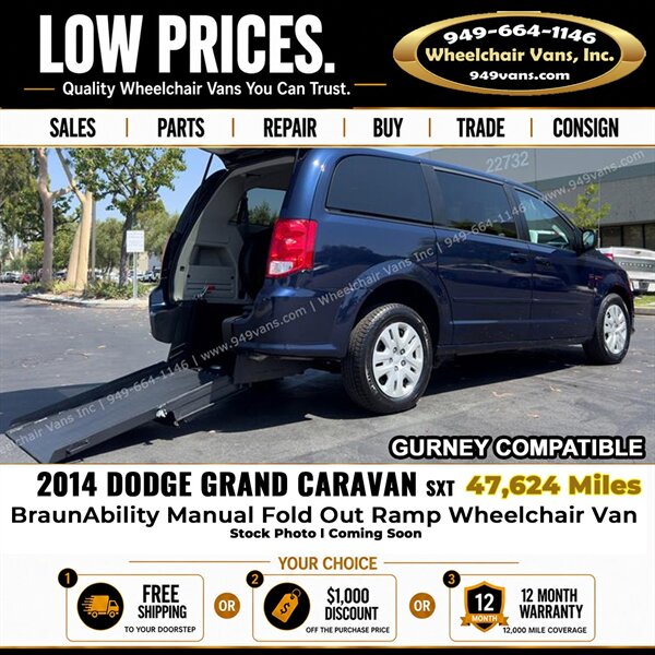 2014 Dodge Grand Caravan SXT Wheelchair Van   - Photo 1 - Laguna Hills, CA 92653