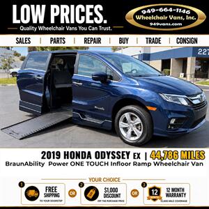 2019 Honda Odyssey EX Wheelchair Van Minivan