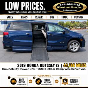 2019 Honda Odyssey EX Wheelchair Van   - Photo 2 - Laguna Hills, CA 92653
