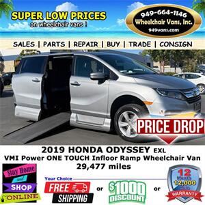 2019 Honda Odyssey EX-L Wheelchair Van Minivan