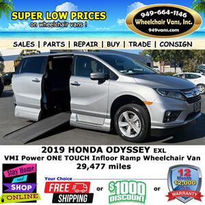 2019 Honda Odyssey EX-L Wheelchair Van Minivan