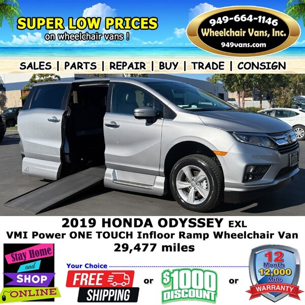 2019 Honda Odyssey EX-L Wheelchair Van  