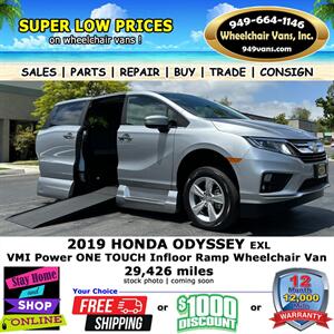 2019 Honda Odyssey EX-L Wheelchair Van   - Photo 1 - Laguna Hills, CA 92653