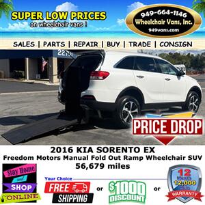 2016 Kia Sorento EX Wheelchair Van SUV