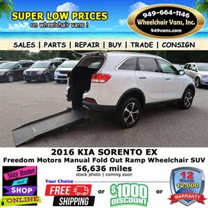 2016 Kia Sorento EX Wheelchair Van   - Photo 1 - Laguna Hills, CA 92653