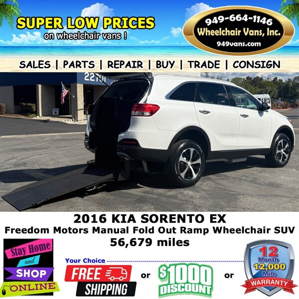 2016 Kia Sorento EX Wheelchair Van