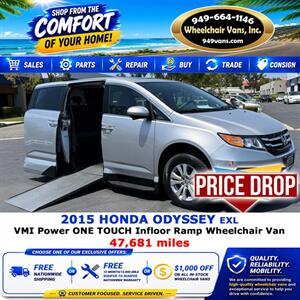 2015 Honda Odyssey EX-L Wheelchair Van Minivan