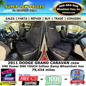 2011 Dodge Grand Caravan Wheelchair Van   - Photo 12 - Laguna Hills, CA 92653