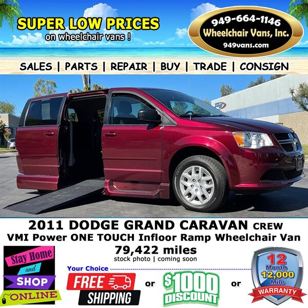 2011 Dodge Grand Caravan Wheelchair Van   - Photo 1 - Laguna Hills, CA 92653