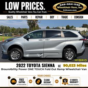 2022 Toyota Sienna LE Wheelchair Van - Photo 9 - Laguna Hills, CA 92653