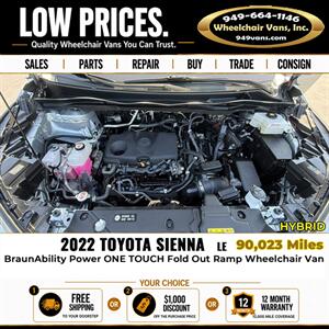 2022 Toyota Sienna LE Wheelchair Van - Photo 13 - Laguna Hills, CA 92653