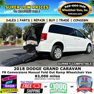 2018 Dodge Grand Caravan SXT Wheelchair Van   - Photo 1 - Laguna Hills, CA 92653