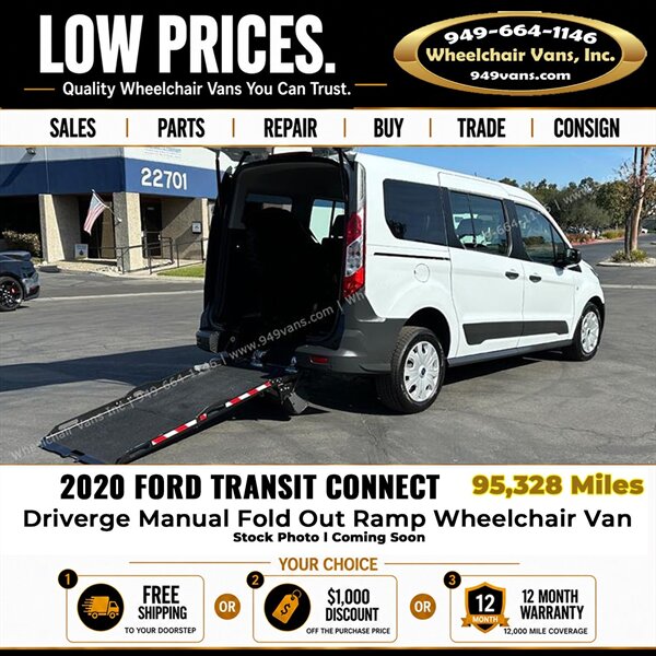 2020 Ford Transit Connect XL Wheelchair Van  