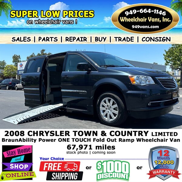 2008 Chrysler Town and Country Limited Wheelchair Van - Photo 1 - Laguna Hills, CA 92653