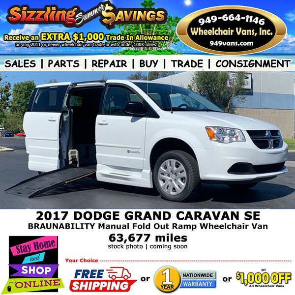 2017 Dodge Grand Caravan SE Wheelchair Vans - Photo 1 - Laguna Hills, CA 92653