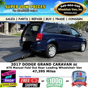 2017 Dodge Grand Caravan SE Wheelchair Van - Photo 1 - Laguna Hills, CA 92653