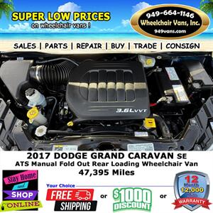 2017 Dodge Grand Caravan SE Wheelchair Van - Photo 15 - Laguna Hills, CA 92653