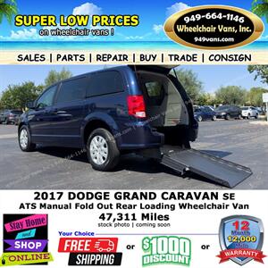 2017 Dodge Grand Caravan SE Wheelchair Van   - Photo 1 - Laguna Hills, CA 92653