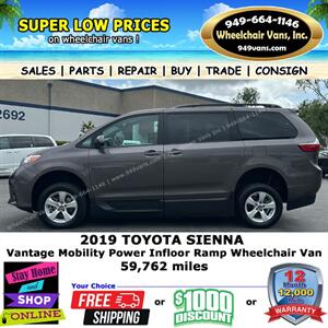 2019 Toyota Sienna Wheelchair Van   - Photo 8 - Laguna Hills, CA 92653