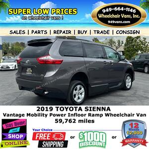 2019 Toyota Sienna Wheelchair Van   - Photo 6 - Laguna Hills, CA 92653