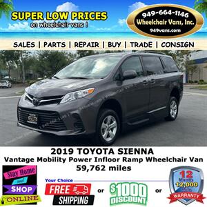 2019 Toyota Sienna Wheelchair Van   - Photo 9 - Laguna Hills, CA 92653