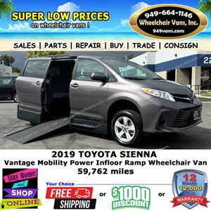 2019 Toyota Sienna Wheelchair Van   - Photo 2 - Laguna Hills, CA 92653