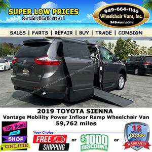 2019 Toyota Sienna Wheelchair Van   - Photo 3 - Laguna Hills, CA 92653