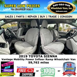 2019 Toyota Sienna Wheelchair Van   - Photo 10 - Laguna Hills, CA 92653