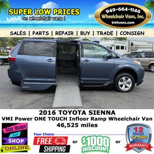 2016 Toyota Sienna Wheelchair Van   - Photo 4 - Laguna Hills, CA 92653