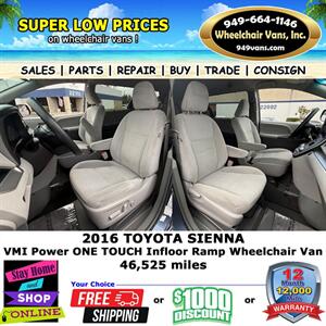 2016 Toyota Sienna Wheelchair Van   - Photo 12 - Laguna Hills, CA 92653