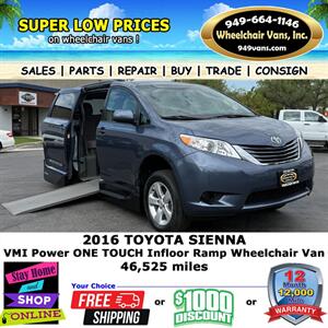 2016 Toyota Sienna Wheelchair Van   - Photo 3 - Laguna Hills, CA 92653